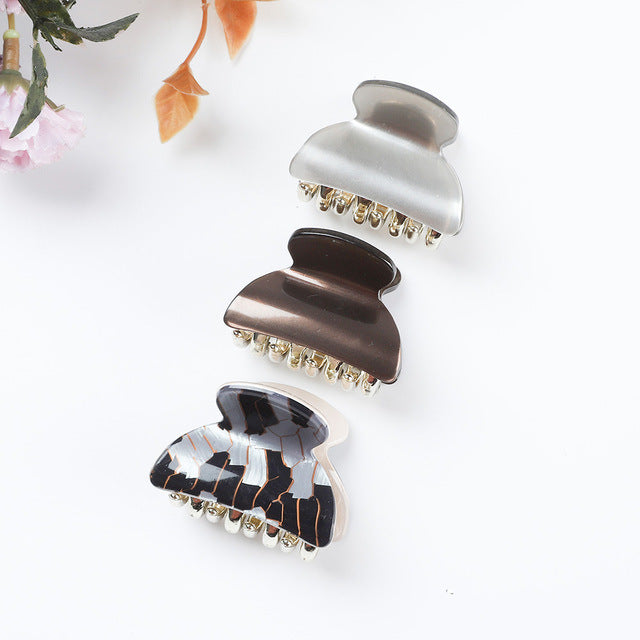 Women's Fashion Personalized Acrylic Printing Barrettes