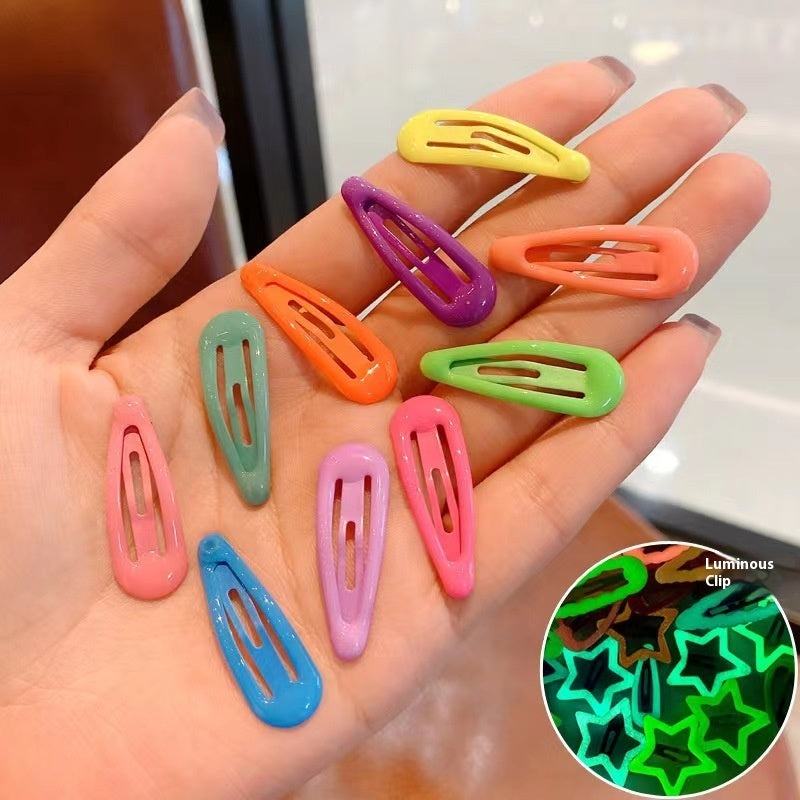 Trendy Luminous Children's Paint Barrettes Cute