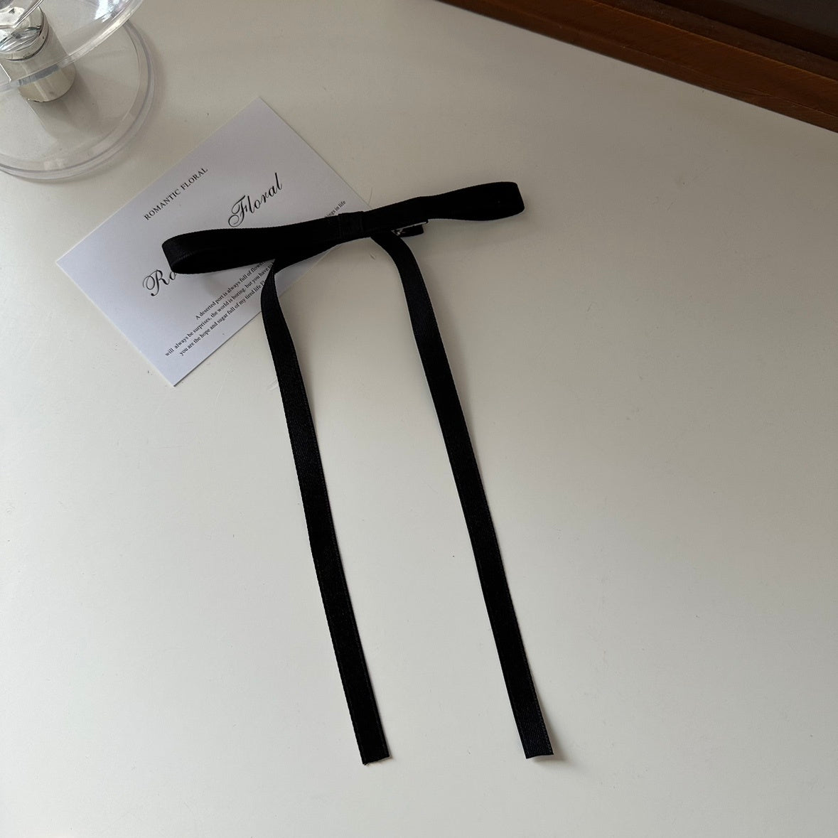 Bow Hair Clip Streamer Headpiece