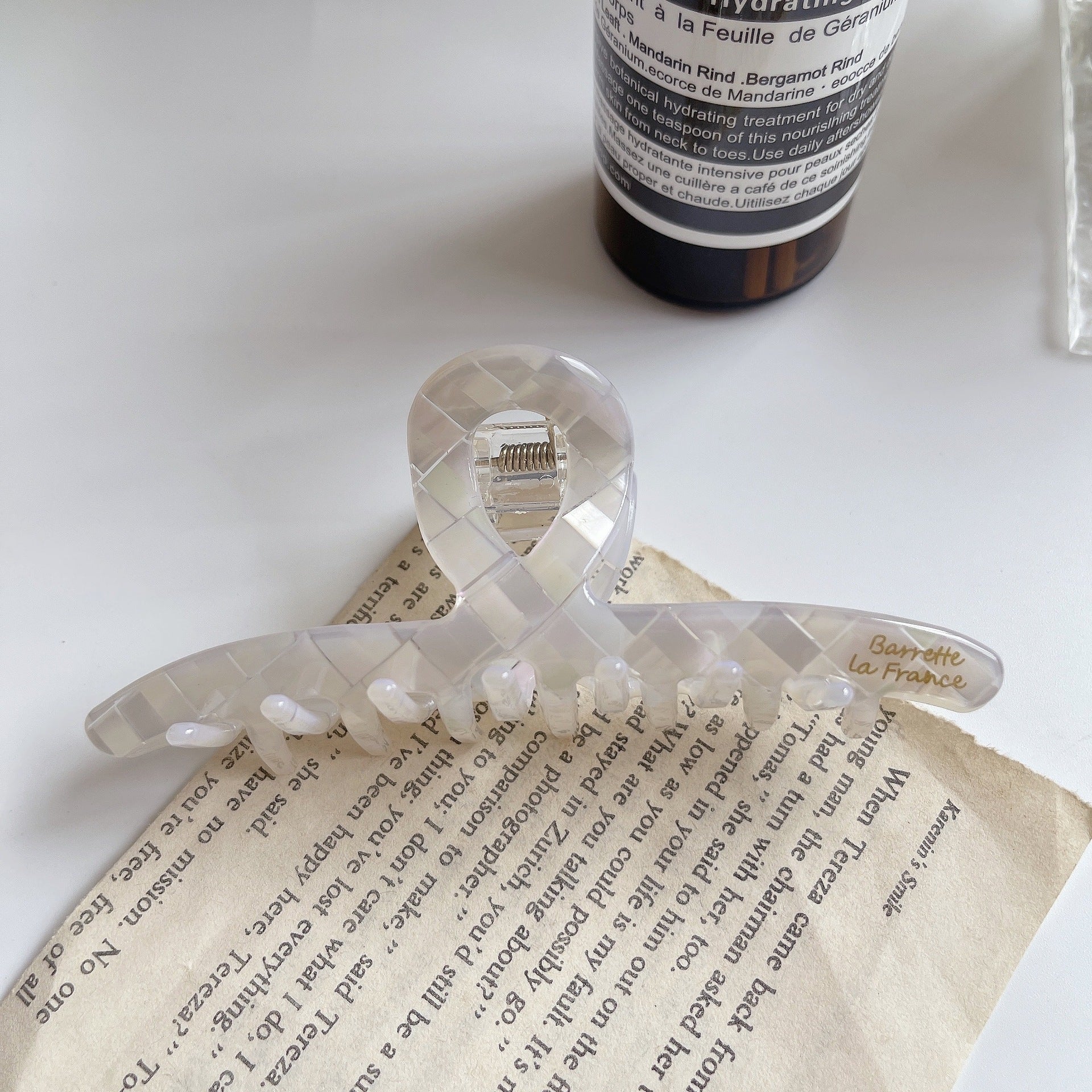 Women's Fashion Simple Cellulose Acetate Sheet Barrettes