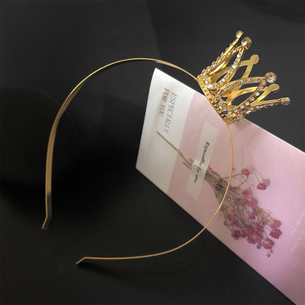 Childrens Festival Show Hair Comb Crown Rhinestone Accessories