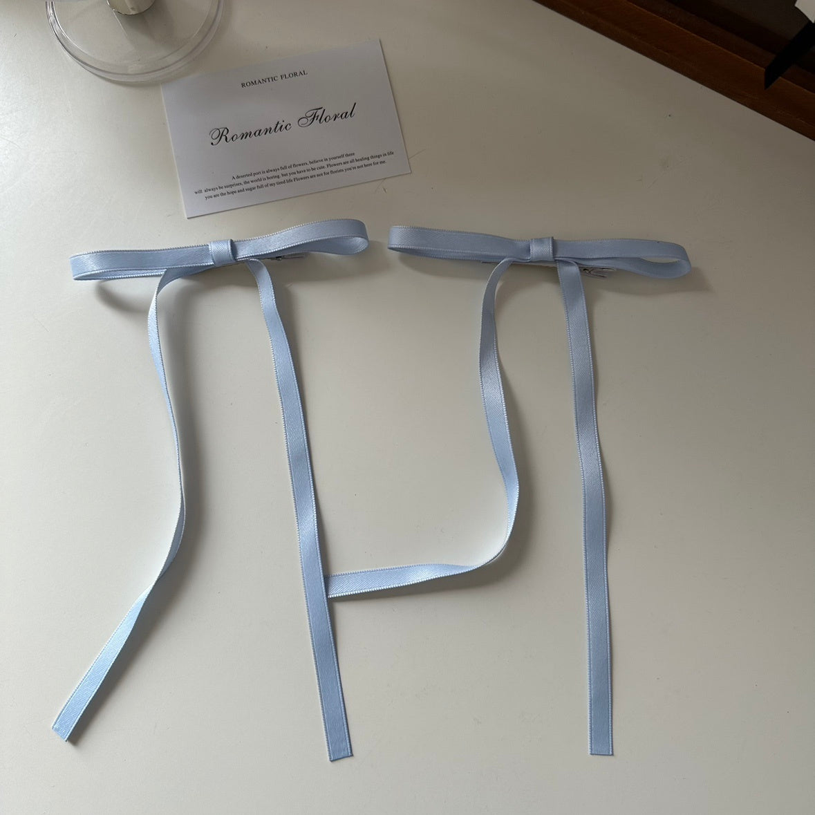 Bow Hair Clip Streamer Headpiece