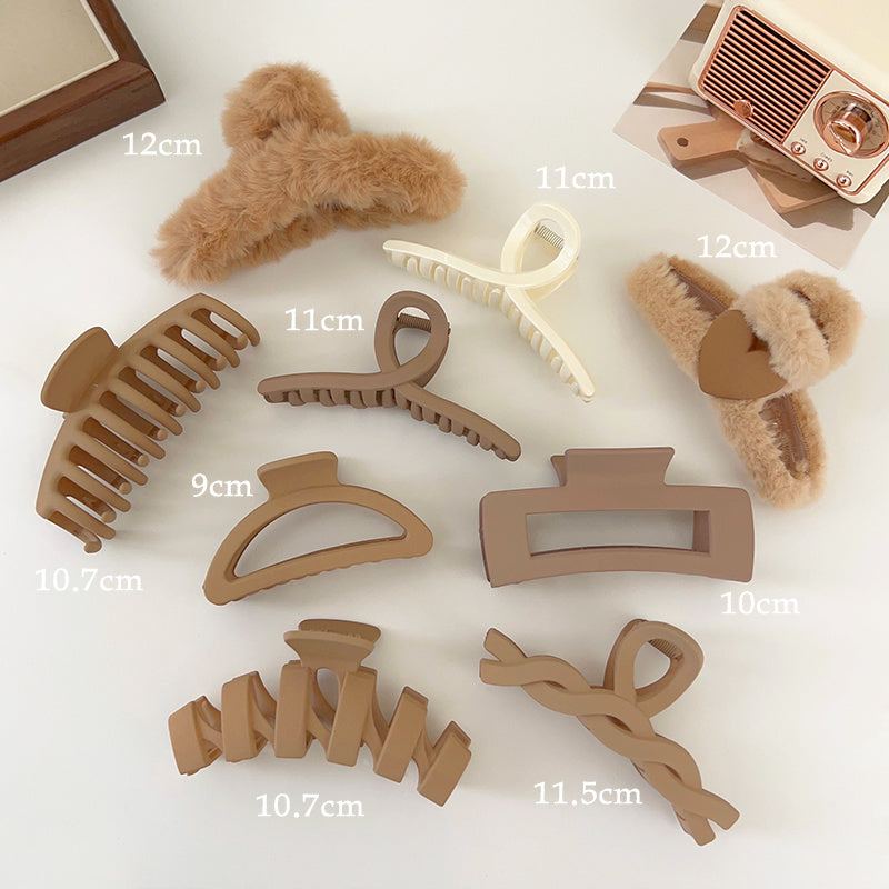 Best Plush Grab Clip Back Head Hair Clip Female Senior Sense Shark