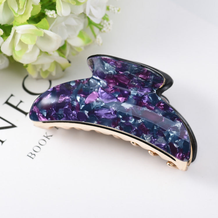 Floral acrylic hair clip Hair Accessory Clip