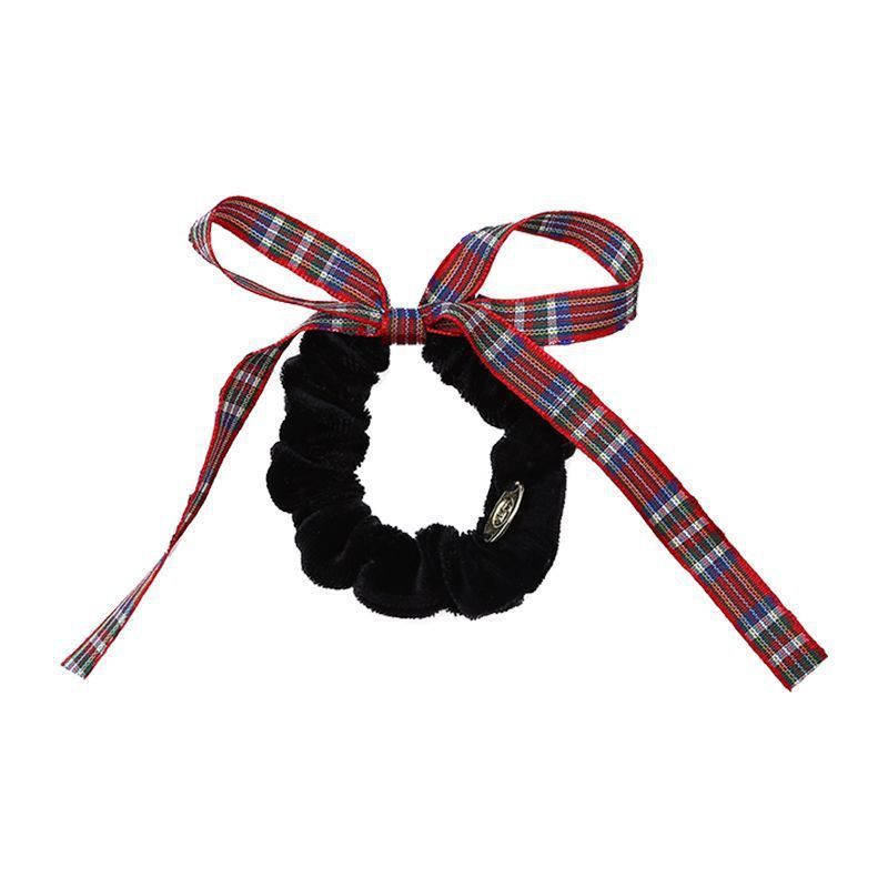 Bow Large Intestine Hair Ring Headdress Simple Black New Products