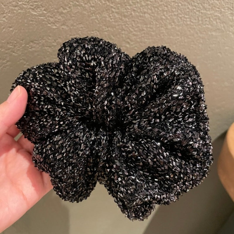 Shiny Elegant Hair Ring Hair Rope Headband Intestinal Ring