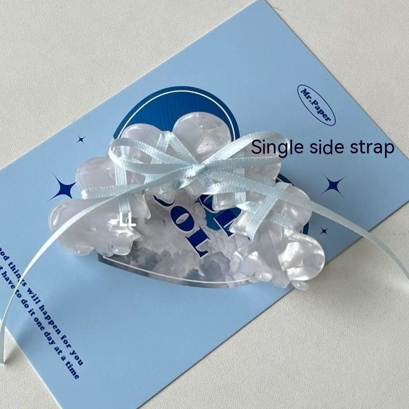 Ballet Ribbon Bow Manual Barrettes