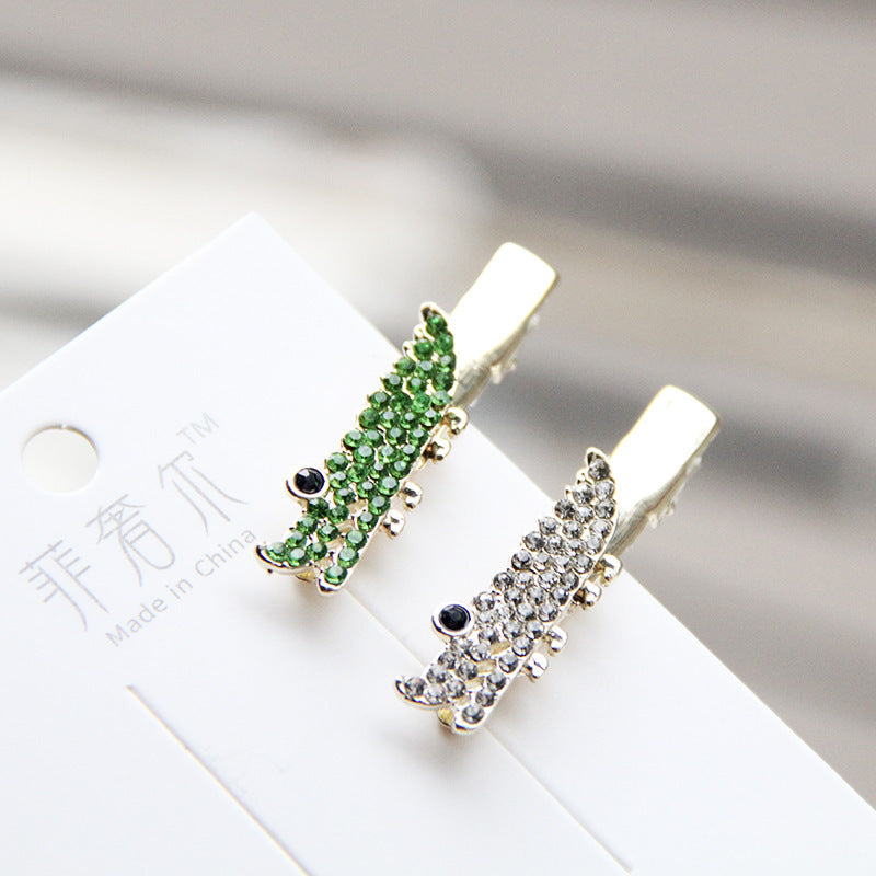 Metal clip rhinestone hair ornament