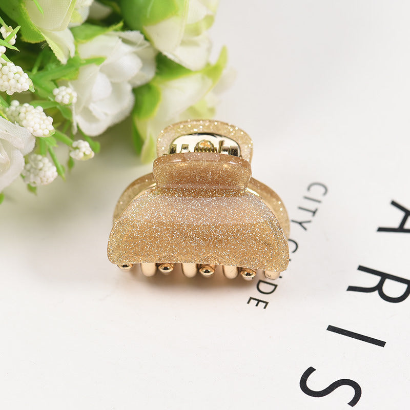Fashion Small Size Acrylic Barrettes Ponytail Hairpin