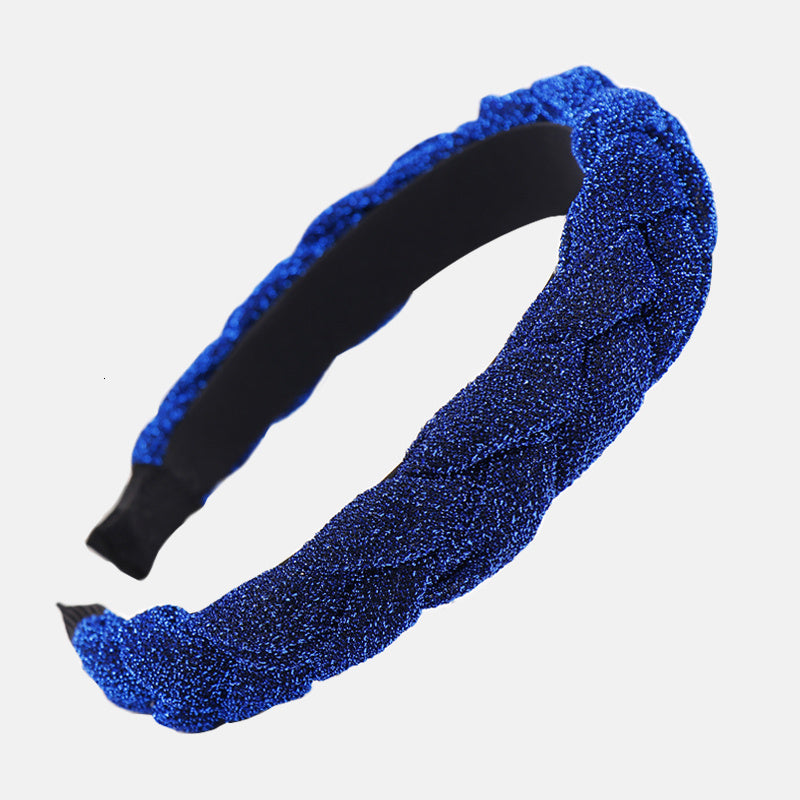 European and American New Bright Silk Headband