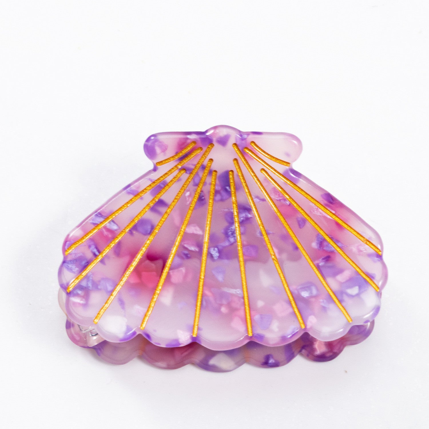 Small Shell Grip Hair Headdress Barrettes