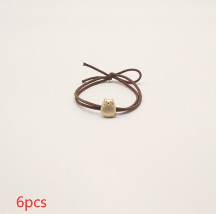 Women's Fashion Simple Cat-shaped Hair Ring