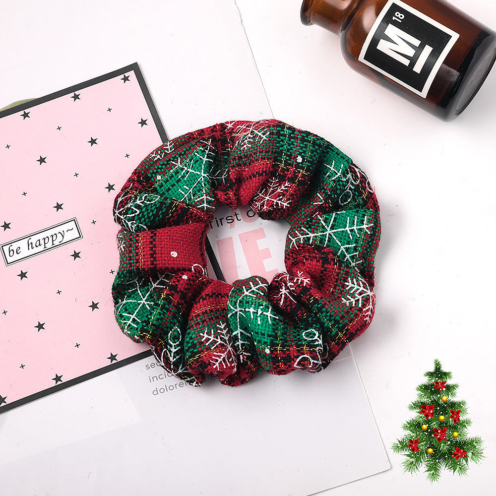 Christmas Large Intestine Ring High Sense Hair Ring Headdress