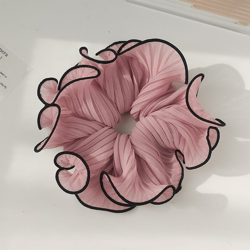 Elegant Headband Female Bun Pleated Large Intestine Hair Ring
