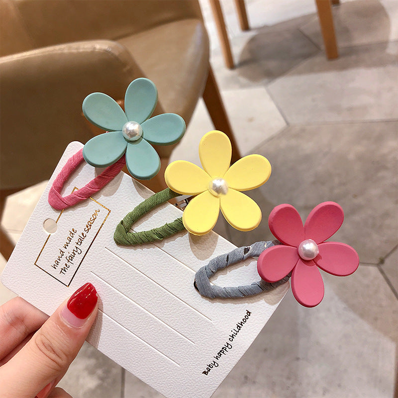Children's Hair Clip Flower Hair Clip Cute Hair Rope