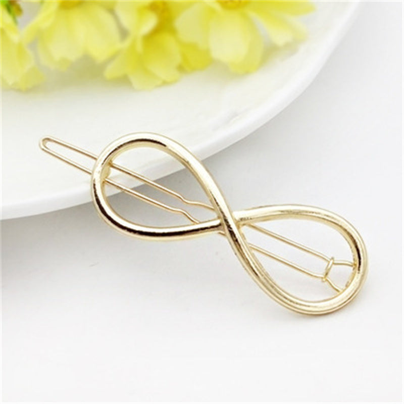 Best Women's Temperament Fashion Geometric Alloy Hair Clip