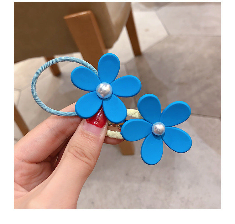 Children's Hair Clip Flower Hair Clip Cute Hair Rope