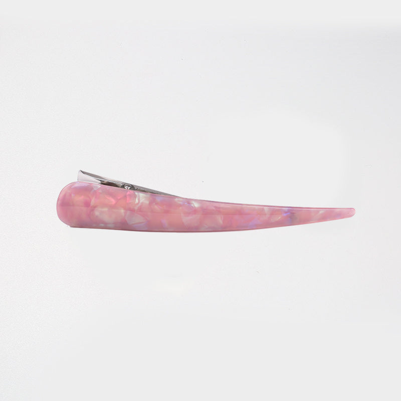 Acrylic hair accessories with long horn clip