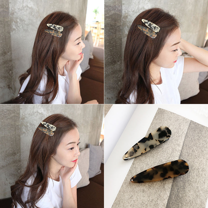 Leopard Duckbill Hair Clip