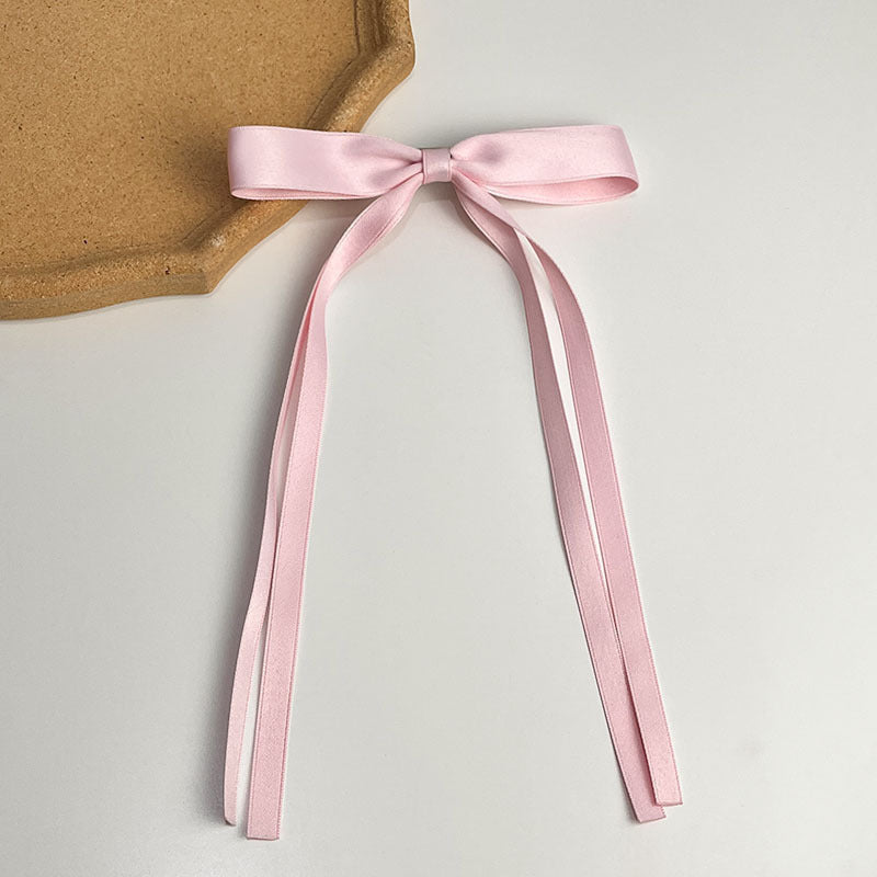 4-piece Women's Ribbon Bowknot Barrettes Back Head Word Duckbill Clip Hair Clip Headdress