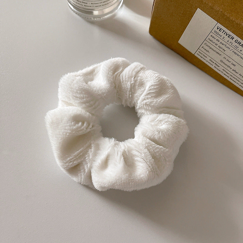 Cute Plush Intestine Hair Ring  Scrunchies  Girls' Hair Accessories