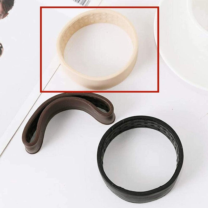 Silicone Hair Ring Foldable Environmentally Friendly Seamless