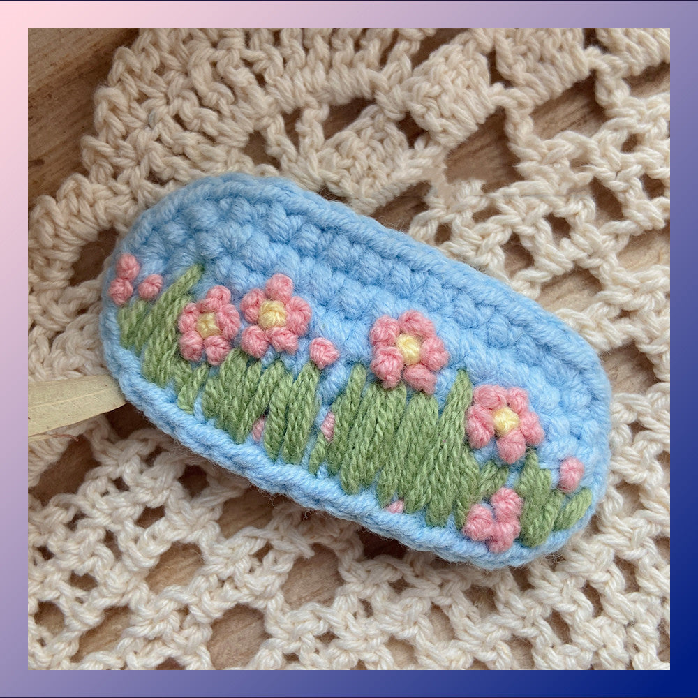 Fashion Braided Yarn Three-dimensional Hair Clip