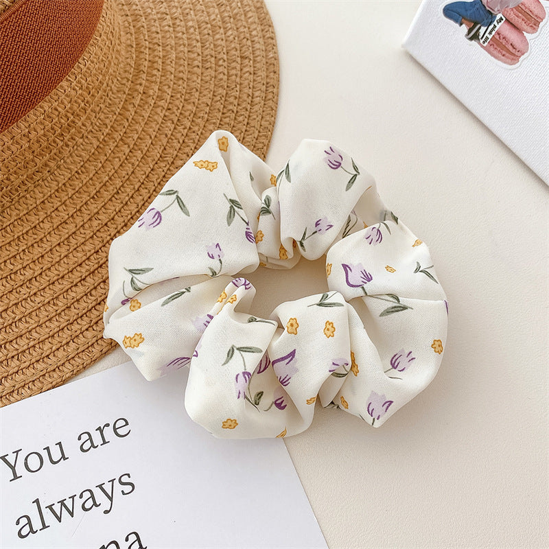 Ponytail High Elastic Large Intestine Hair Ring