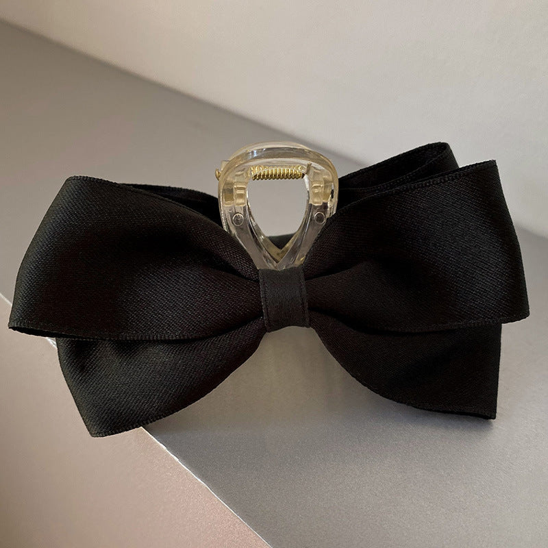 Women's Fashion Simple Satin Bow Barrettes
