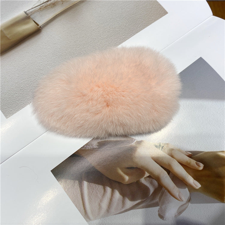 Best Korea Real Otter Hair Hair Clip Female