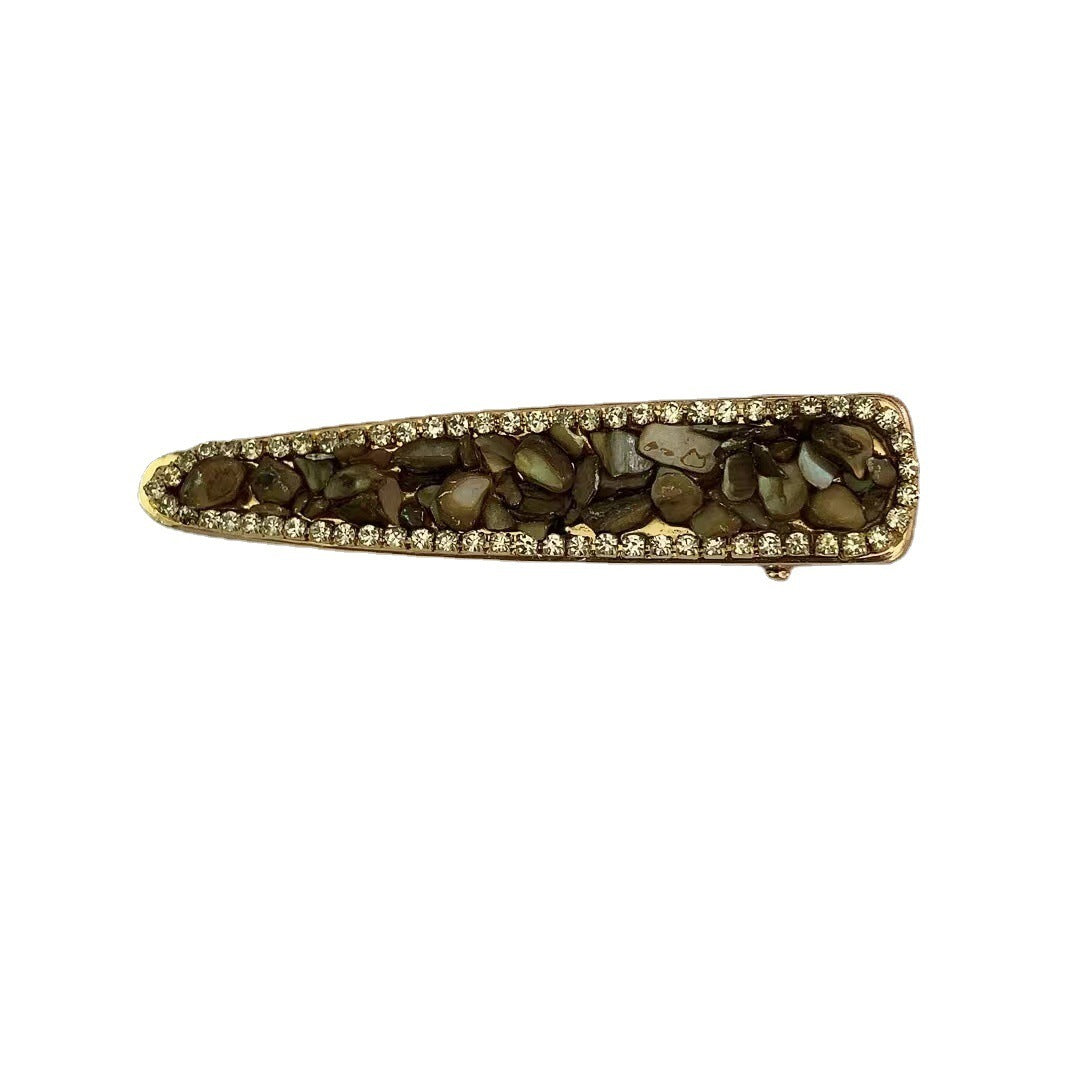 Rhinestone Barrettes Girl Side Clip And Barrettes Side Bangs Clip Top Clip Hairpin