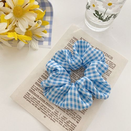 Korean Fruit Pig Large Intestine Hair Ring Organza Cute Japanese Rubber Band Female Tie