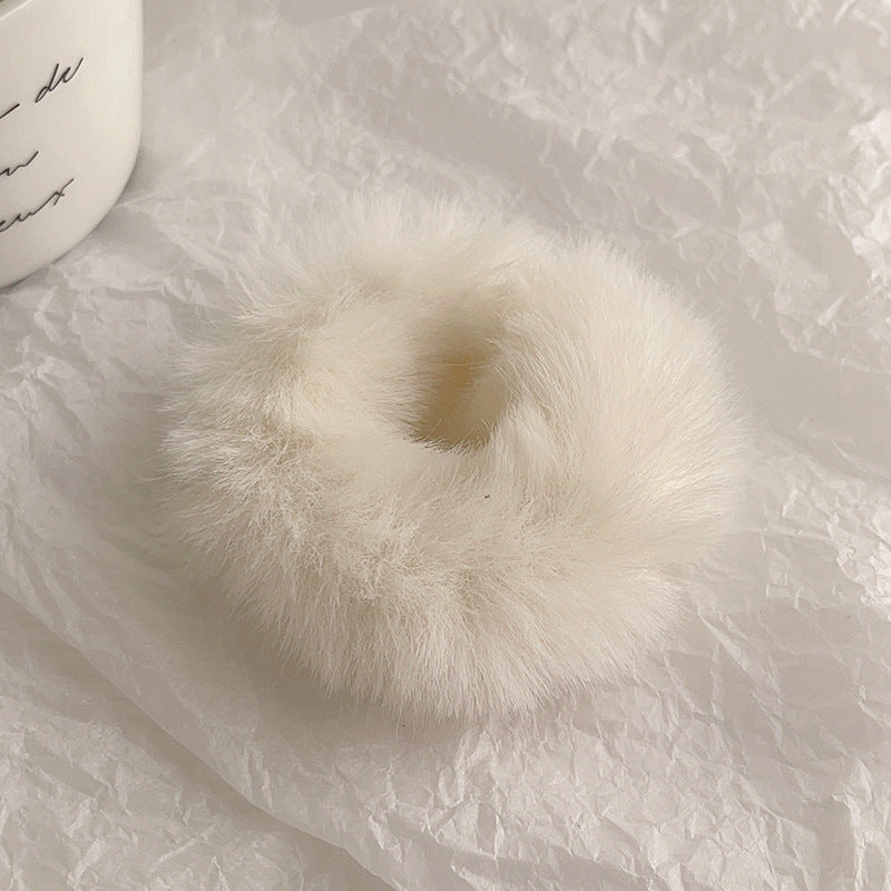 Cute Plush Intestine Hair Ring  Scrunchies  Girls' Hair Accessories