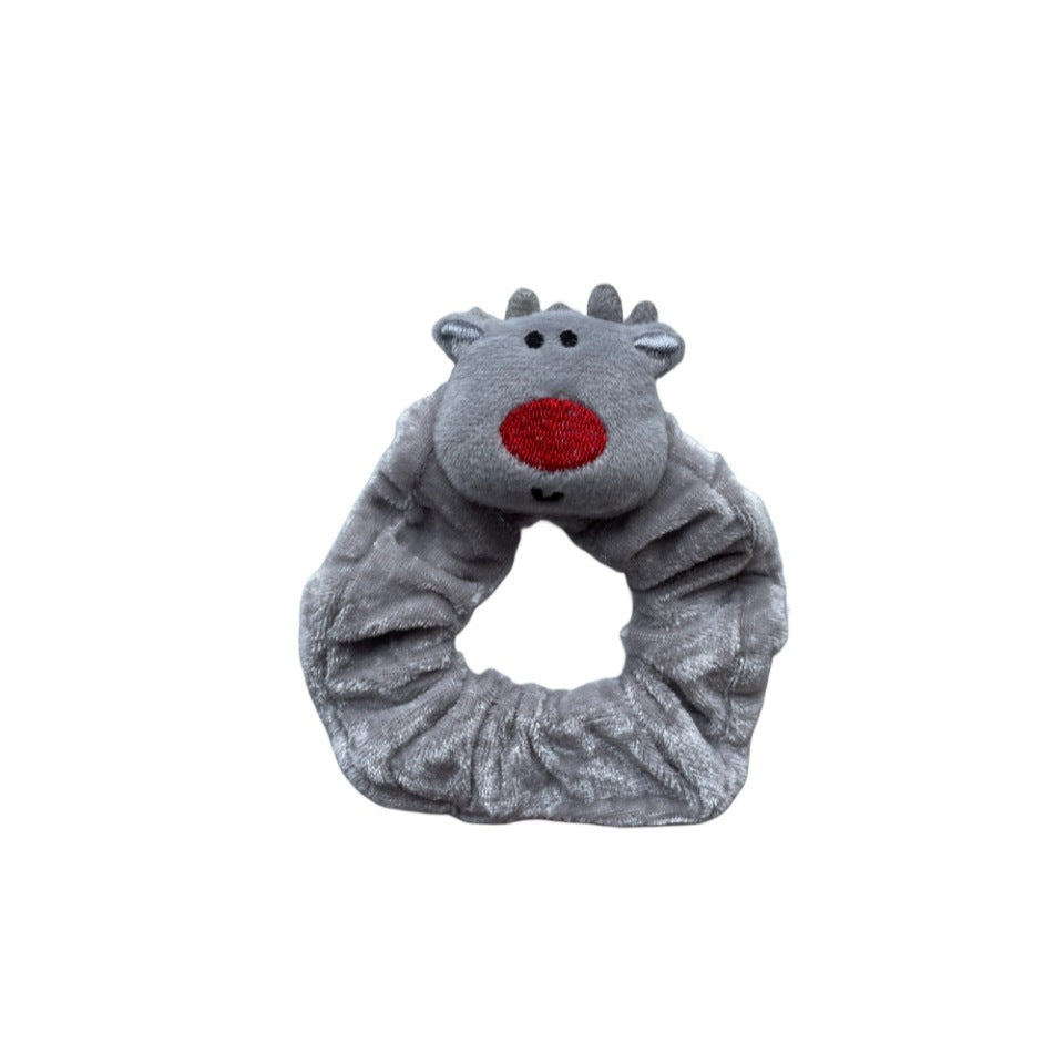 Santa Claus Cartoon Head Elk Hair Ring Headdress