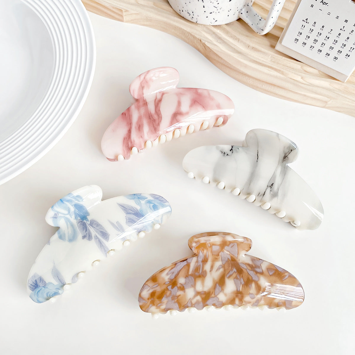 Best Ink Style Simple Graceful Barrettes