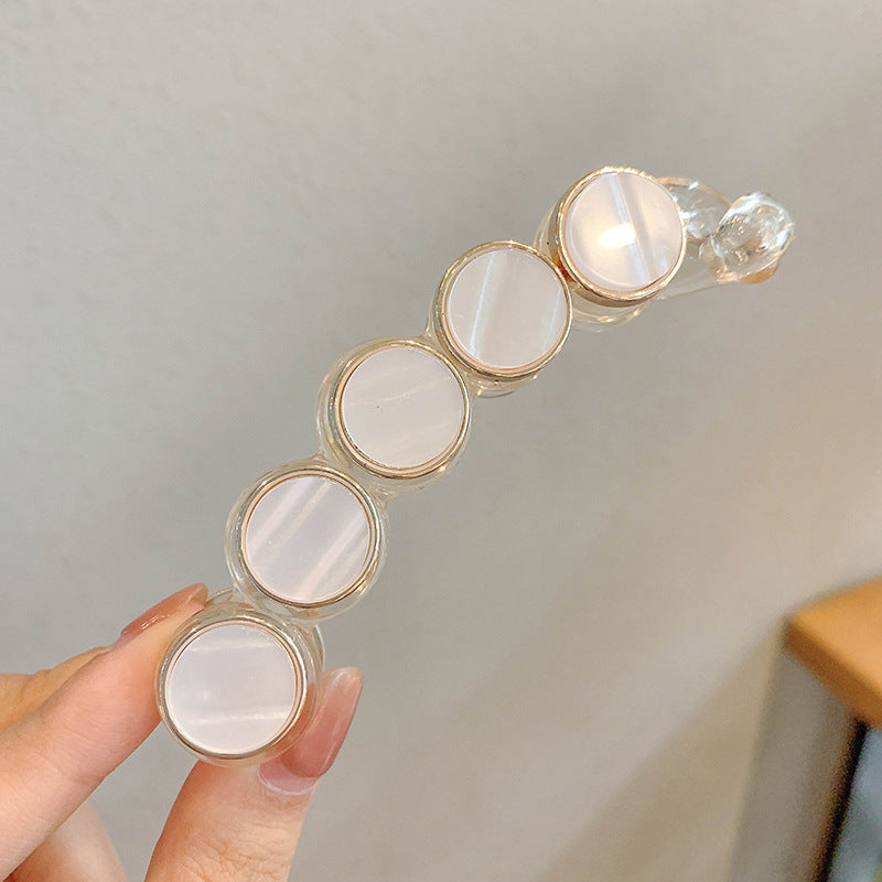 Best Horsetail Clip Banana Clip Large Pearl Hair Clip