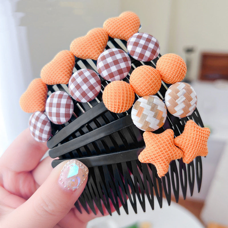Back Head Broken Hair Comb Artifact Adult Hair Clip Five-piece Set