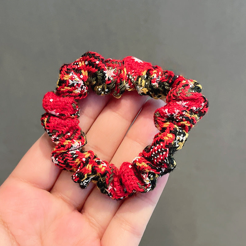 Women's Fashion Simple Halloween Large Intestine Hair Ring