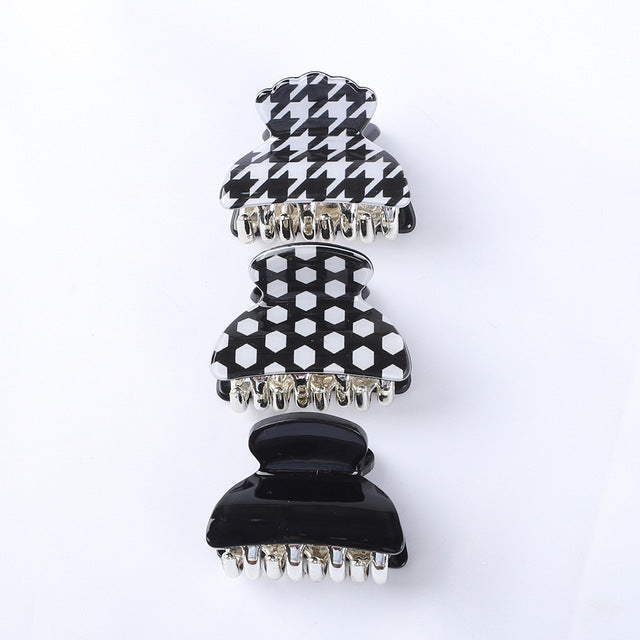 Women's Fashion Personalized Acrylic Printing Barrettes