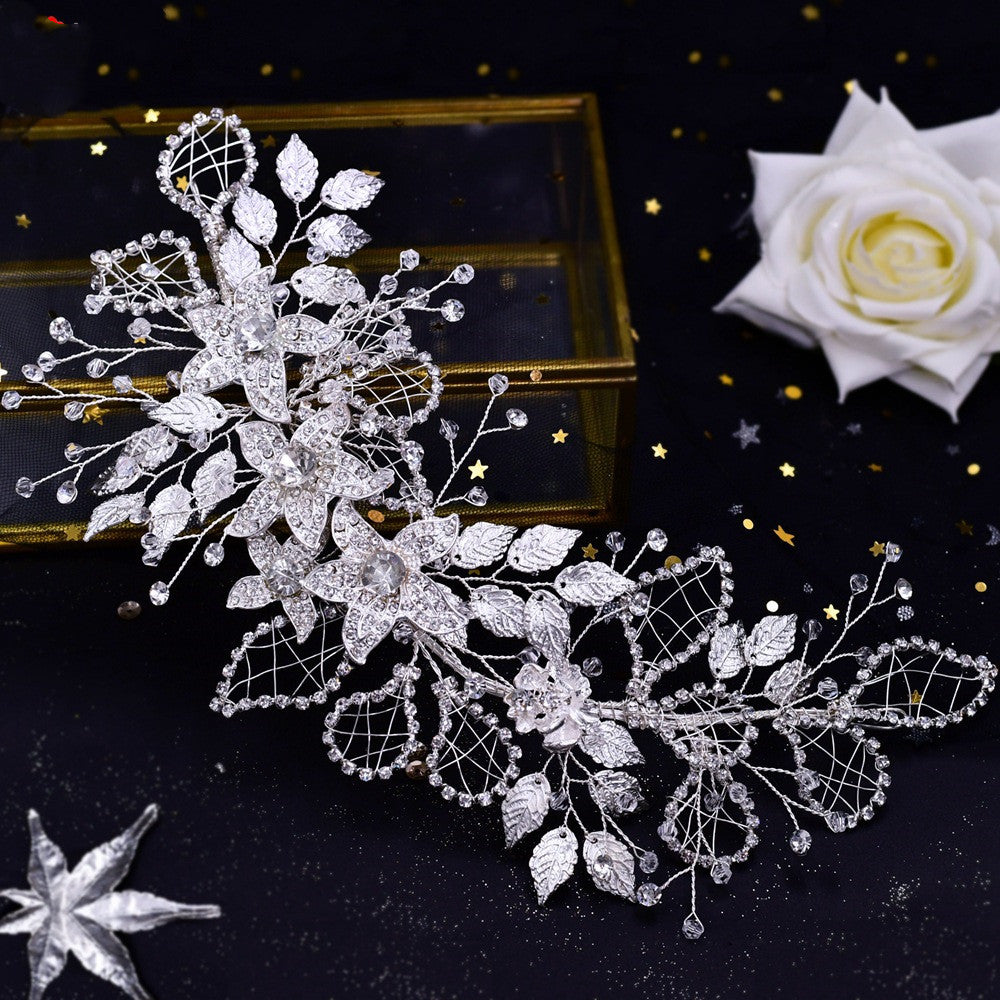 Best Rhinestone Tiara Wedding Updo Hair Style Pair Clip