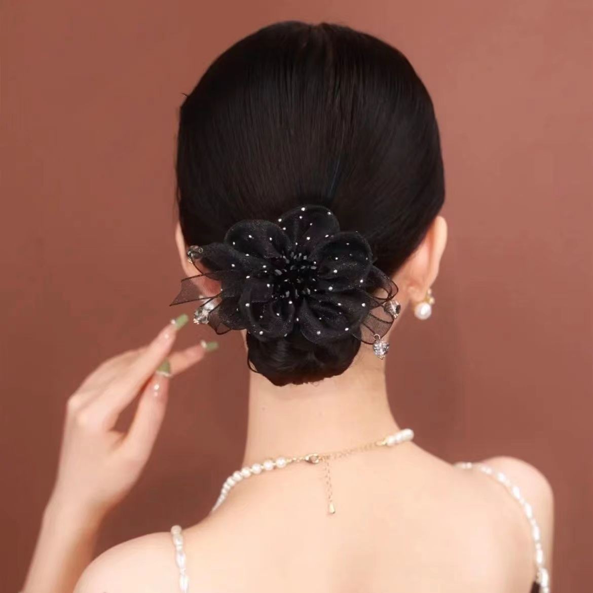 Women's Organza High-grade Temperament Hair Ring