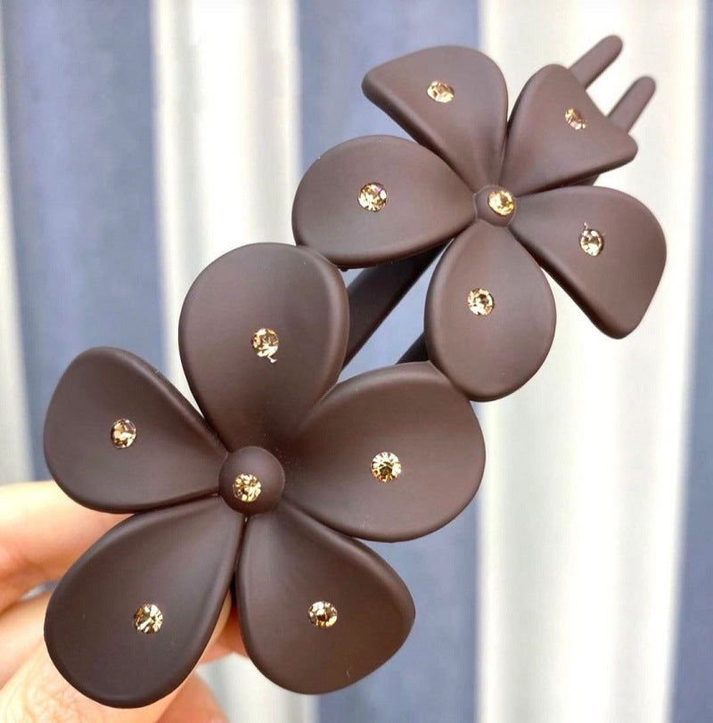 Best Women's Temperament Fashion Rhinestone Back Of The Head Hair Clip
