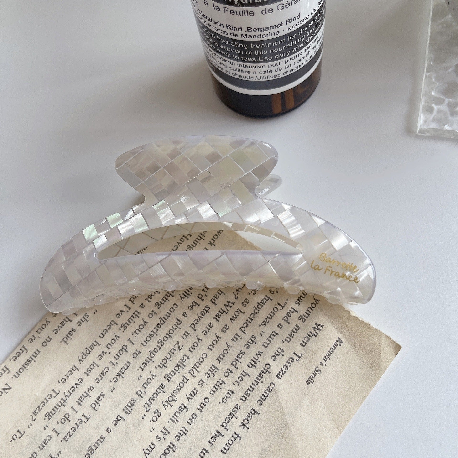 Women's Fashion Simple Cellulose Acetate Sheet Barrettes