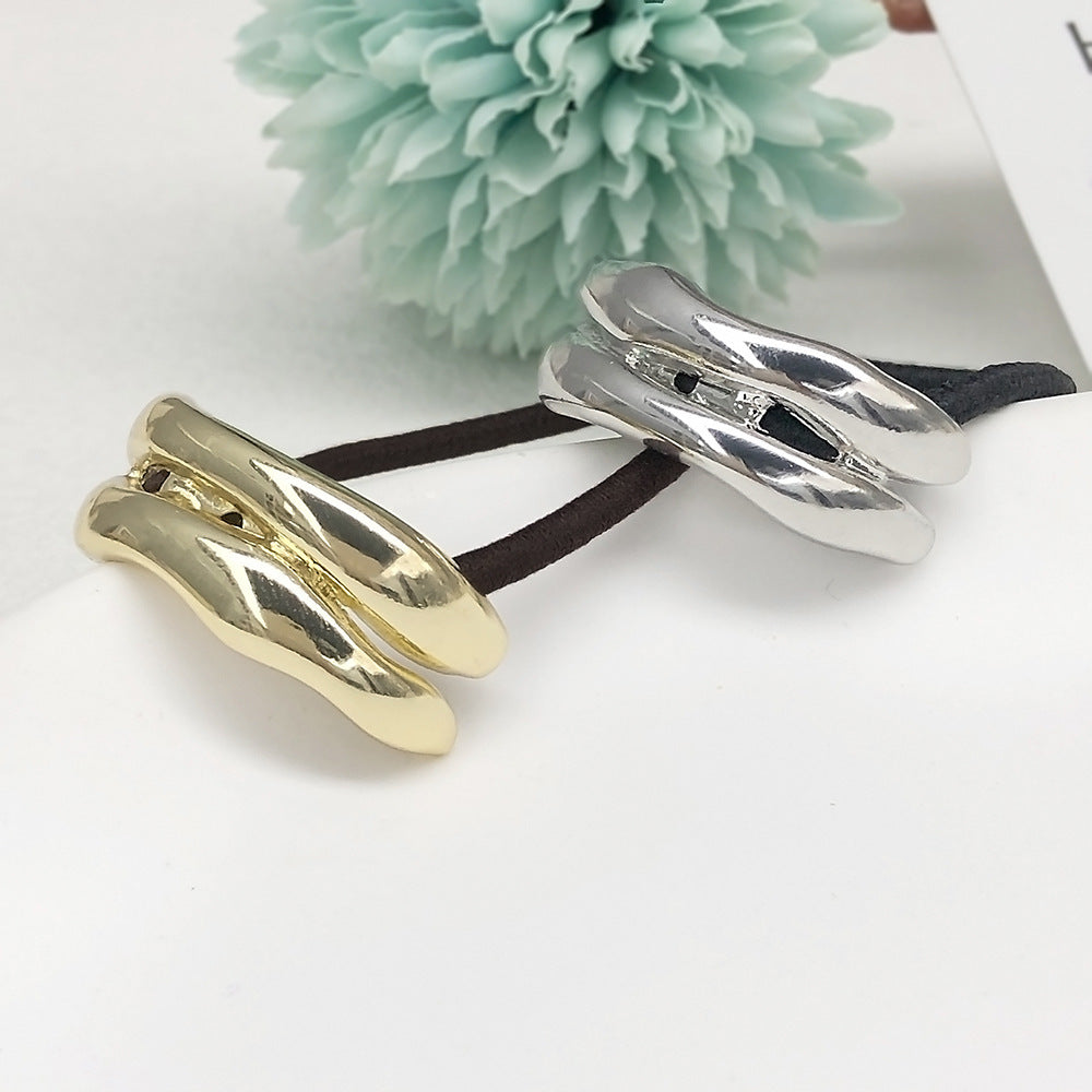 U-shaped Metal Ponytail Hair Ring Advanced Sense Hair-binding