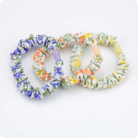 Korean Floral Children's Cute Hair String Rubber Band Hair Ring