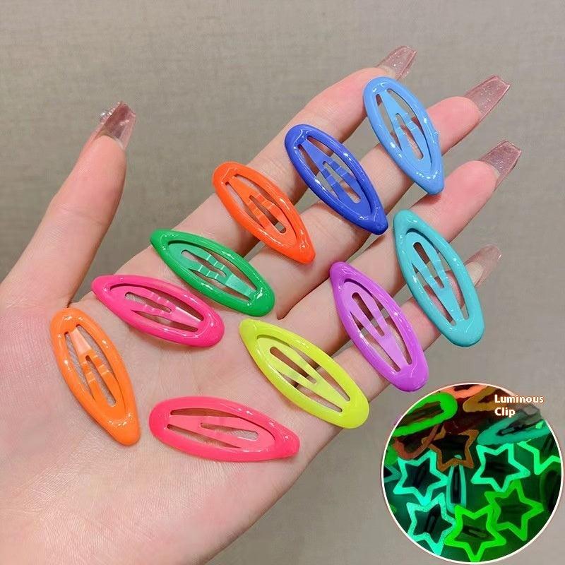 Trendy Luminous Children's Paint Barrettes Cute