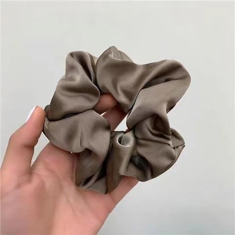 Women's Satin Large Intestine Hair Ring