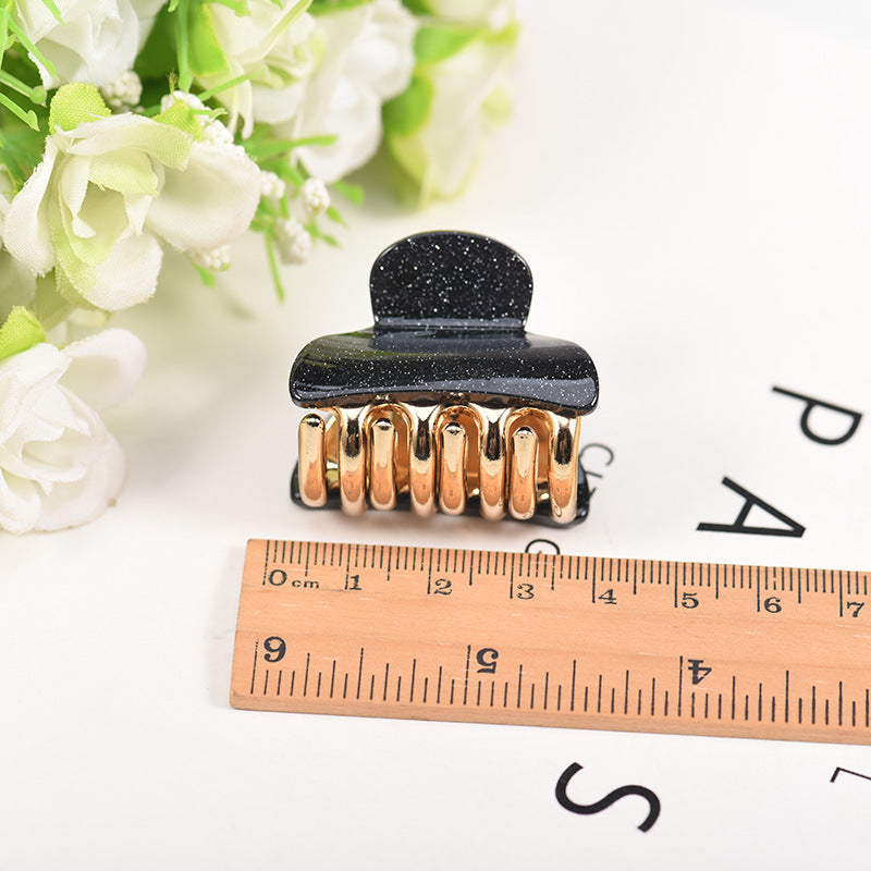 Fashion Small Size Acrylic Barrettes Ponytail Hairpin