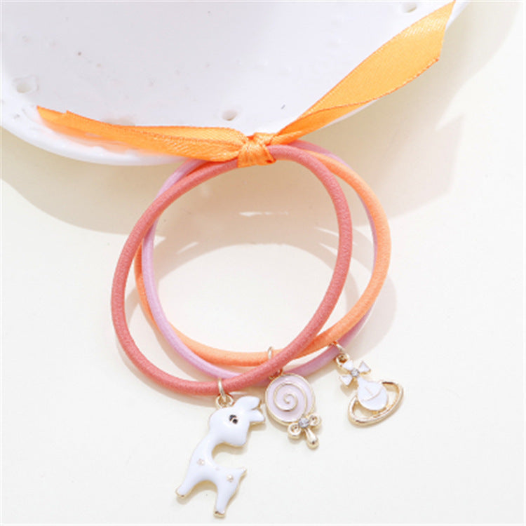 Rubber Band  Ring Fruit Punk Sen Female Tie Hair Hair Rope Female