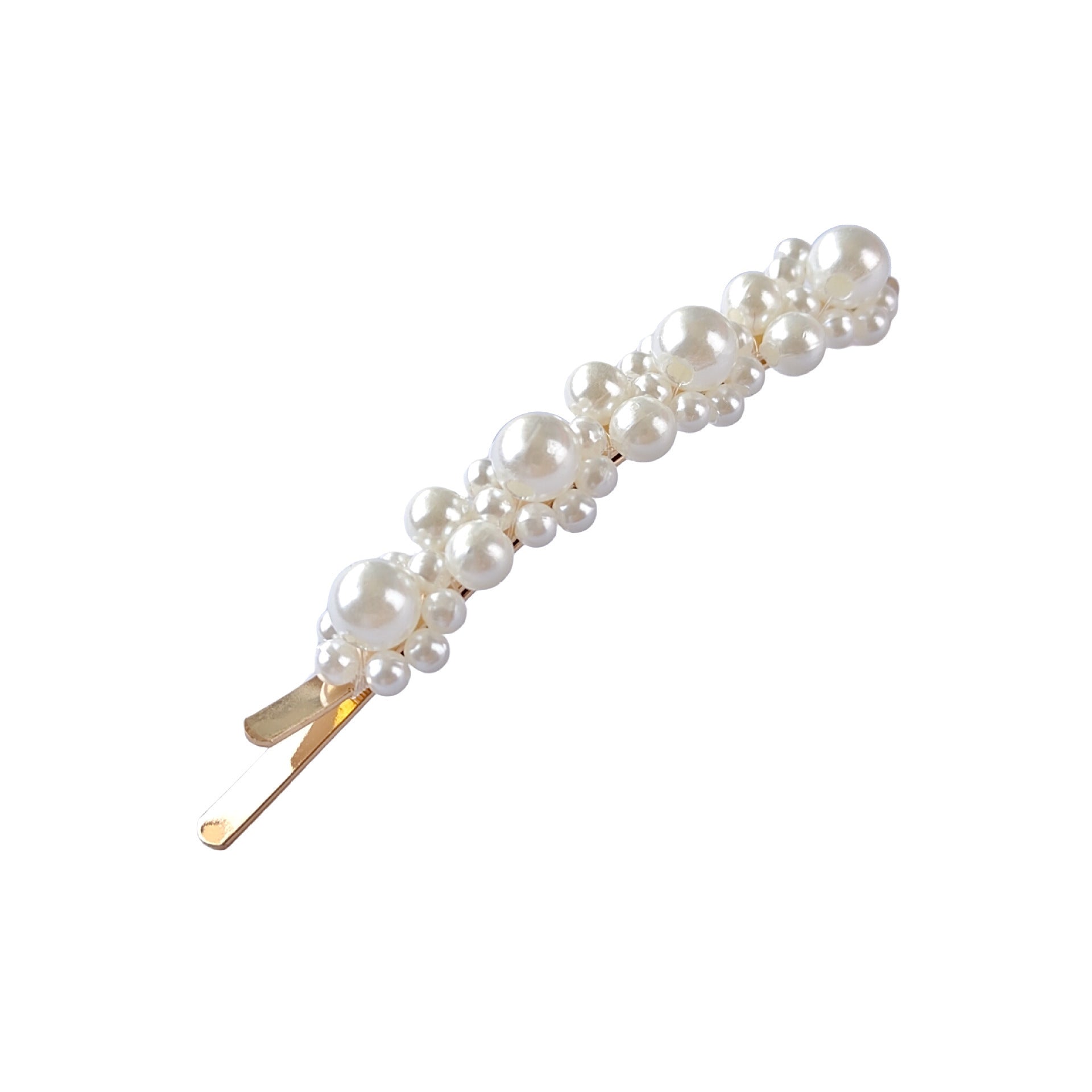 Popular Best Hair Accessories Pearl Barrettes Updo BB Clip Shredded Hairpin Fishing Thread Hand-woven Hair Clip Bang Side Clip